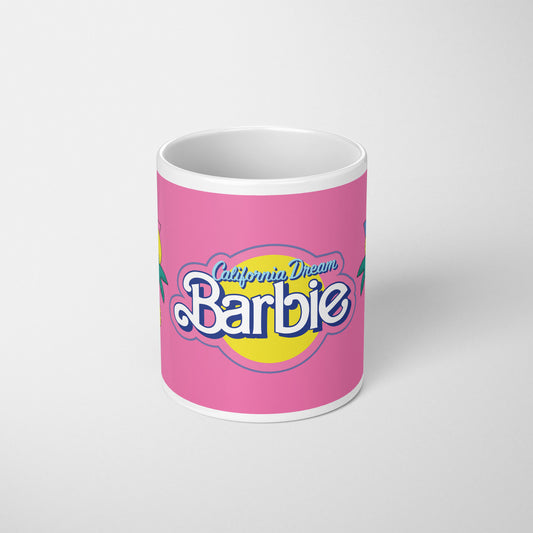 Barbie Retro Ken and Barbie White Mug