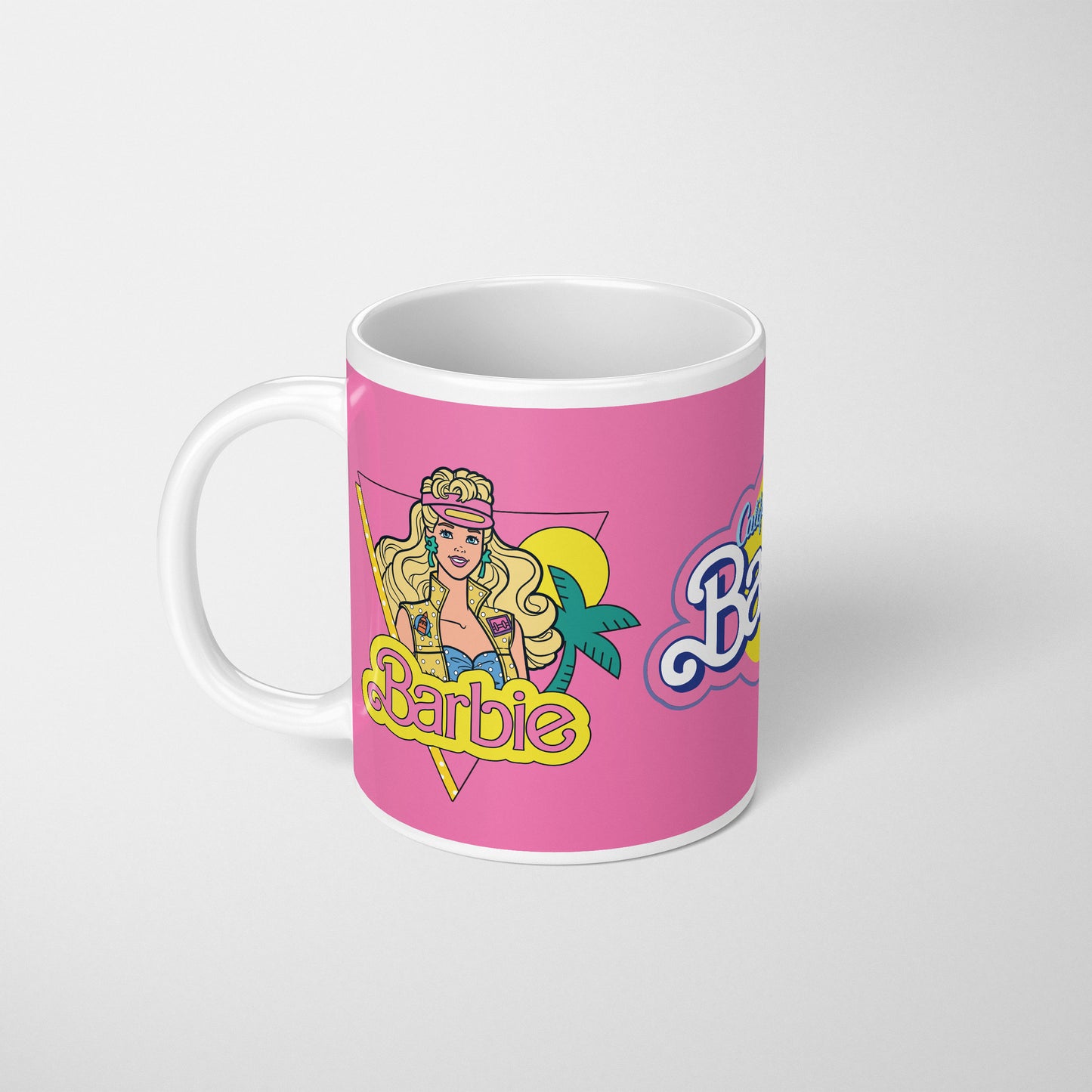Barbie Retro Ken and Barbie White Mug