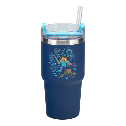 Minecraft Gamer Blue Cup (600mls)