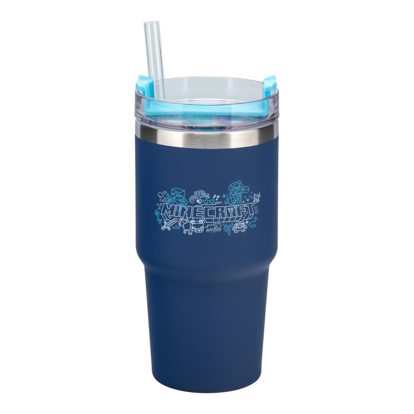 Minecraft Gamer Blue Cup (600mls)